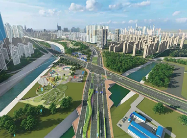 鄭州市渠南路快速通道工程